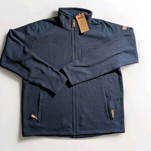 Fjallraven Buck Fleece Mens 2XL XXL Dark Navy Full Zip Jacket
